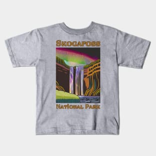 Skogafoss National Park Kids T-Shirt